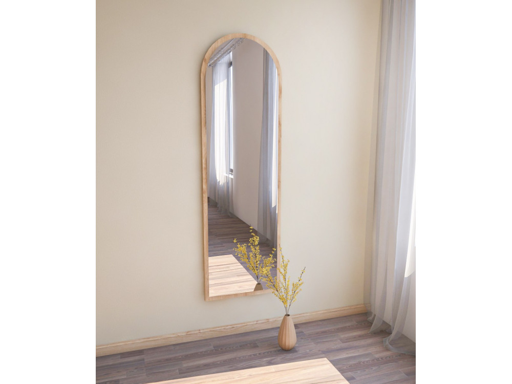 Houten spiegel "Emma" - 50 x 160 cm - Beige