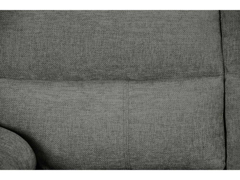Bank bankstel stoffen meubel "Dallas" - 169 x 88 x 90 cm - 2 zits - Grijs