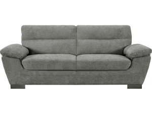 Bank bankstel stoffen meubel "Dallas" - 210 X 88 X 90 cm - 3 zits - Grijs