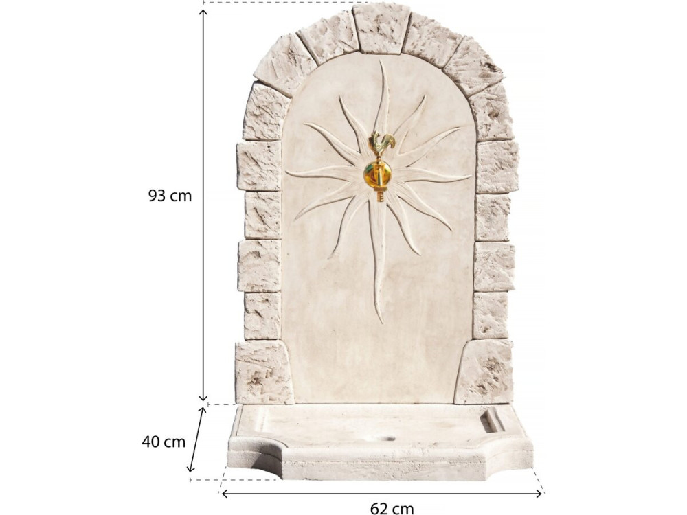 Fontein "Calypso" - 0,62 x 0,40 x 0,93 m