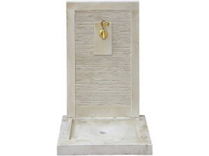 ETNA" fontein - gereconstitueerde steen - 57 x 42 x 87 cm Beige