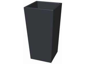 Bloempot "Carreo" - 38,5 x 38,5 x h.85 cm - Antraciet