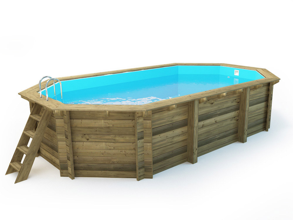 Houten zwembad "Palma 130" - 757 x 407 x 131 cm