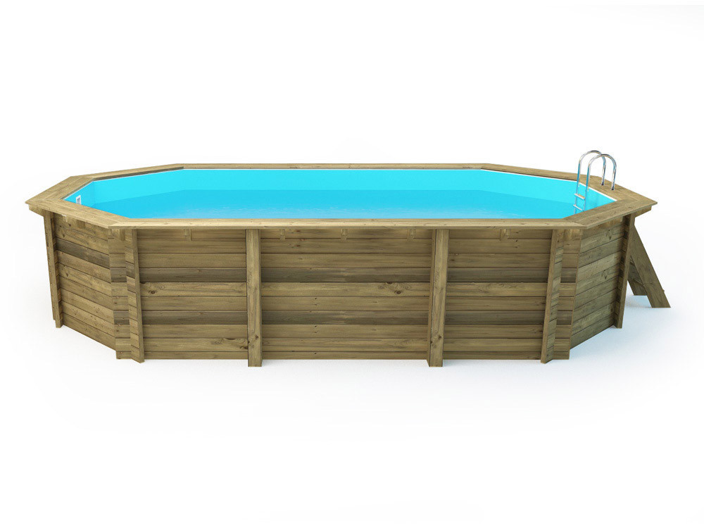 Houten zwembad "Palma 130" - 757 x 407 x 131 cm