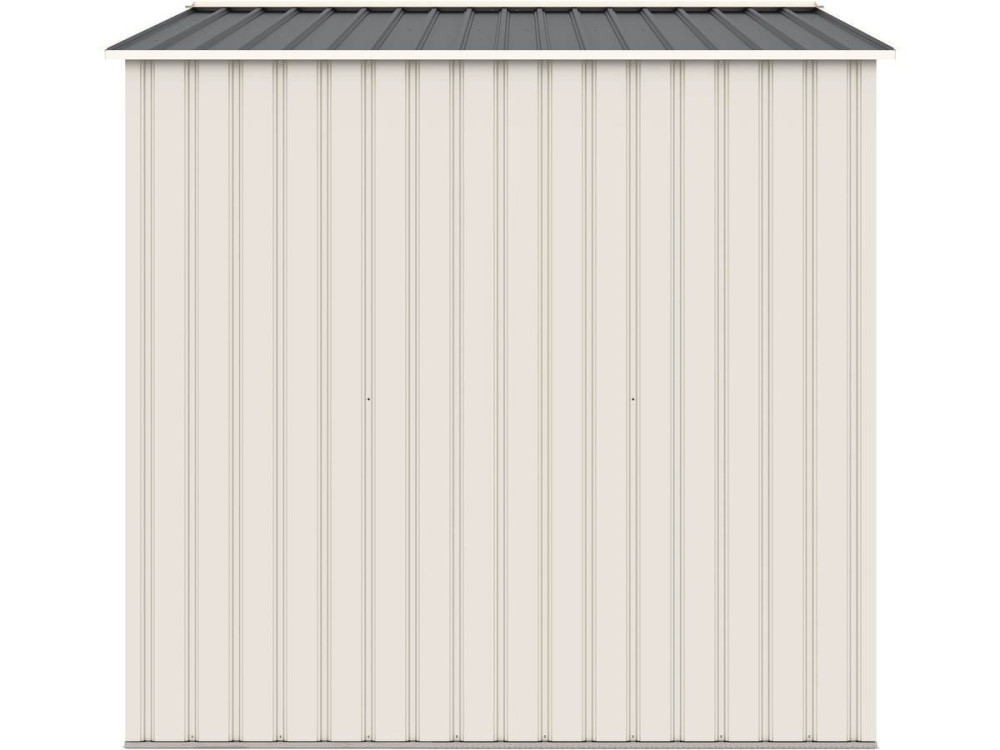 Tuinhuisje metaal "Nebraska" - 5,29 m2 (4,83 m2 grondoppervlak) - Beige - lichtbruin