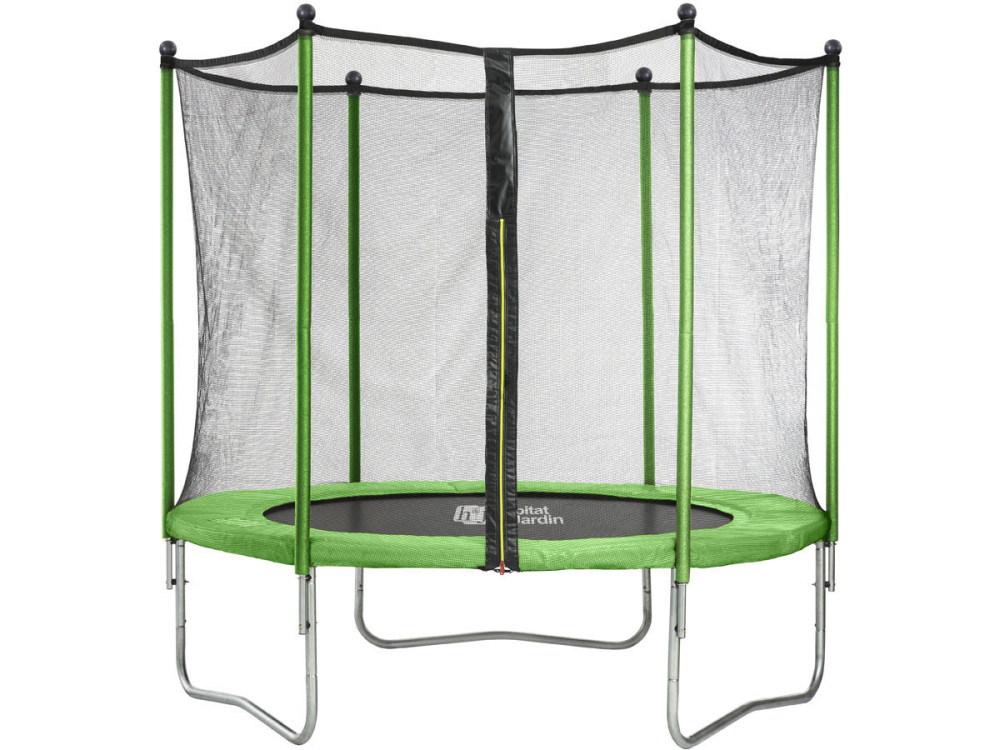 Trampoline buiten outdoor "Yoopi 2" - Ø 244 cm - Groen