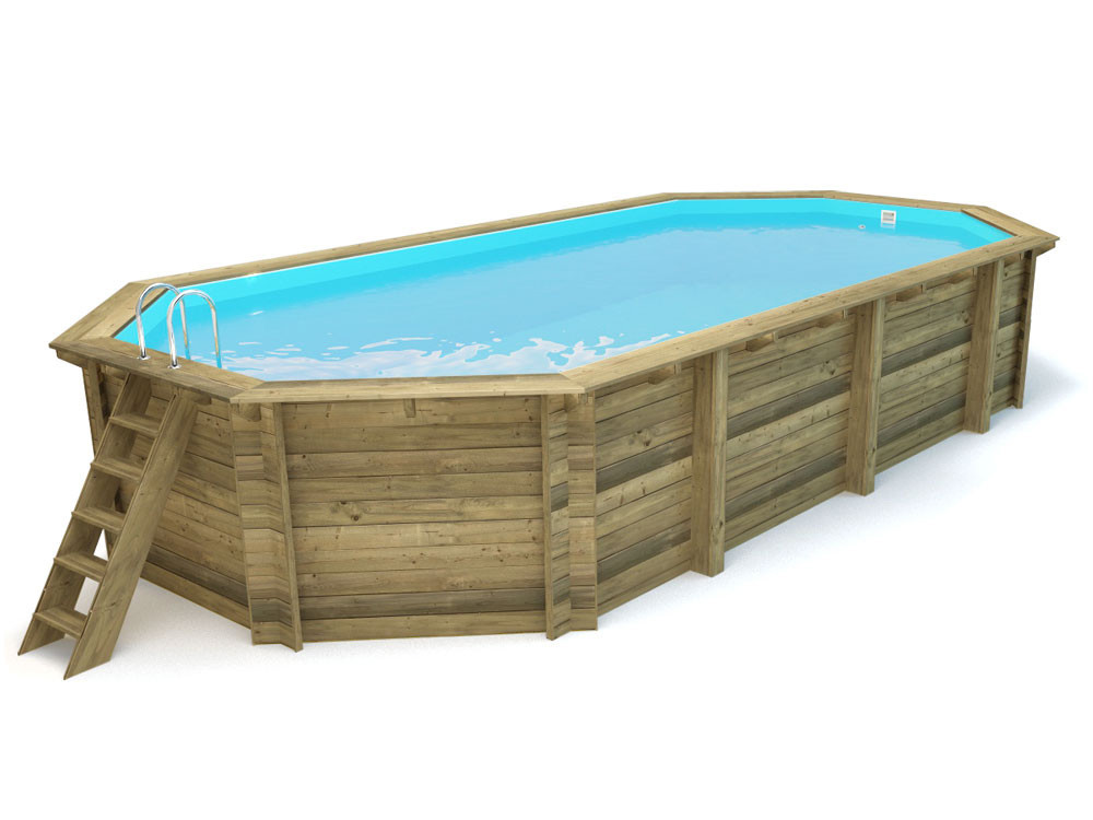 Houten zwembad " Ibiza 145 " - 857 x 457 x 145 cm