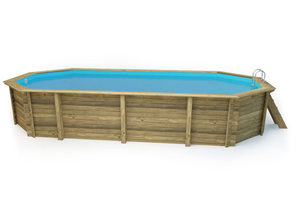 Houten zwembad " Ibiza 145 " - 857 x 457 x 145 cm