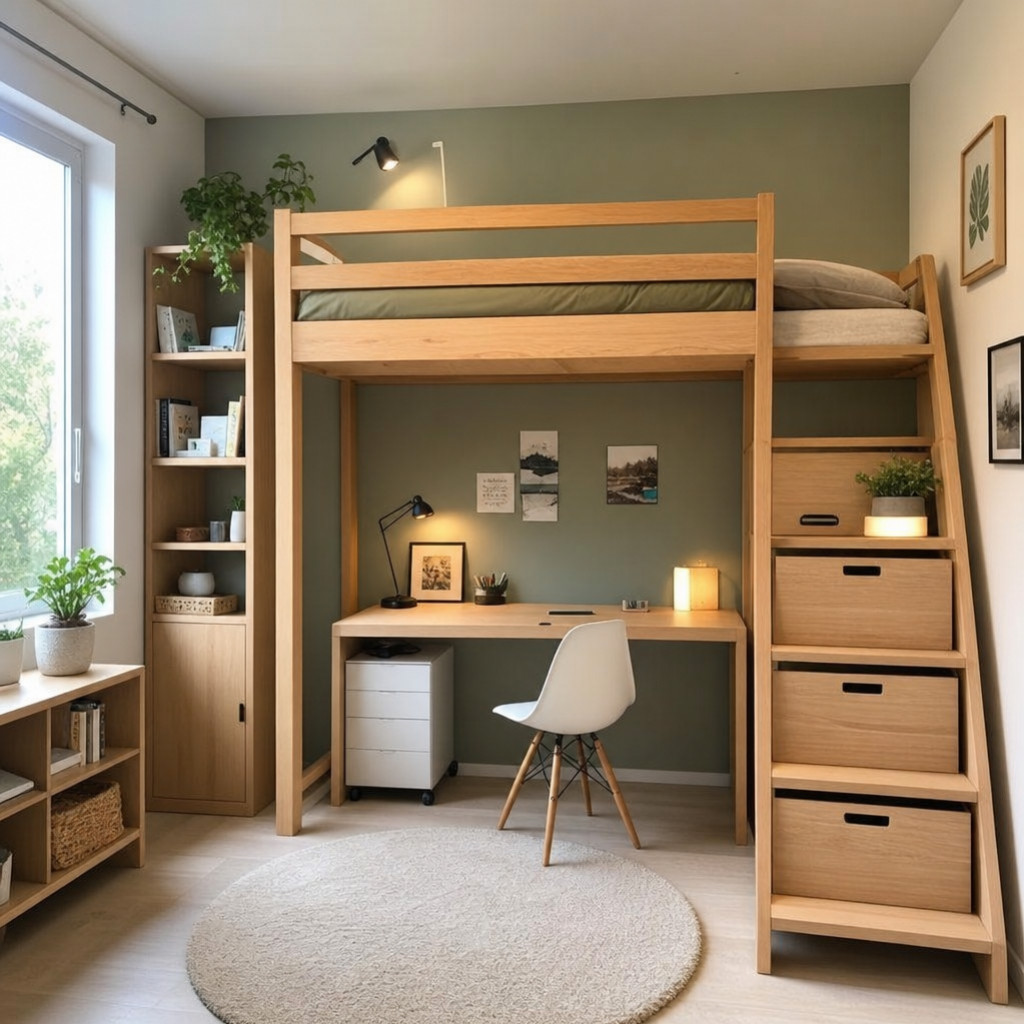 Het houten hoogslaperbed: de slimme oplossing om een kleine ruimte optimaal te b