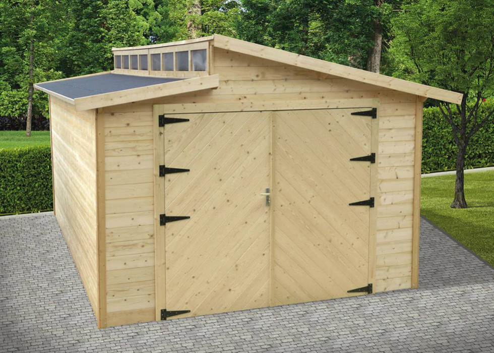 Houten garage - prijs